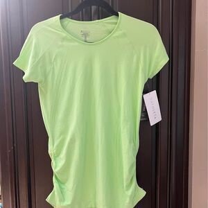New Athleta Green Athletic Shirt Top- size M- NWT